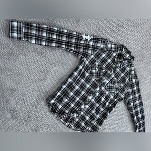 Buckle Black flannel shirt